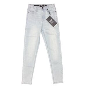 NWT Barbell Apparel Women's Mom Fit High Rise Light Wash Jeans Size 24